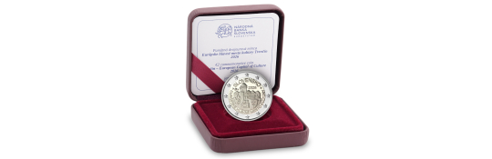 Sales Announcement - €2 commemorative coin in proof-like quality – European Capital of Culture Trenčín 2026
