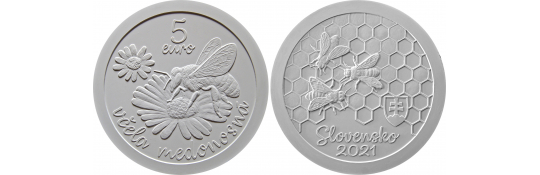 5 Euro coin - Honeybee - reservation closed soon