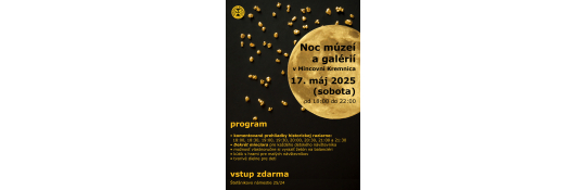 Noc múzeí a galerií 2025 (17.5.2025)