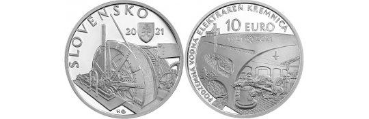 Next coin to be issued - 100th anniversary of the underground hydroelectric power plant in Kremnica - 21 April 2021