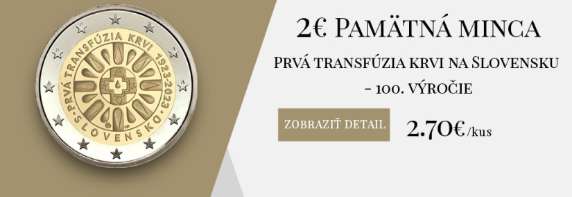 2€ 100.vyrocie transfuzie krvi 2023