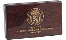 Sada bronzových medailíI - Jsem ražen z českého kovu - 100.výročie vzniku ČSR, 1918 - 2018 - 100.výročie vzniku ČSR, 1918 - 2018 - skúšobná razba