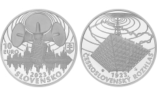 Strieborná minca 10€ (2023) BU - Začiatok pravidelného vysielania československého rozhlasu - 100.výročie 