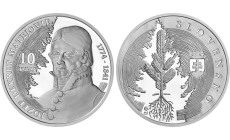 Strieborná minca 10€ (2024) proof - Jozef Dekret Matejovie - 250.výročie narodenia