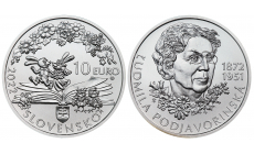 Minca Ag 10€/2022 - Ľudmila Podjavorinská - 150.výročie narodenia
