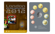 Súbor mincí proof 2012 "Hry XXX. Olympiády Londýn 2012"