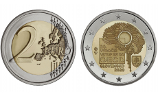 Pamätná minca 2€ (2020) "Vstup SR do OECD- 20.výročie"
