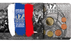 Súbor mincí SR 2019 Deň boja za demokraciu 17.11.1989