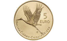 Minca 5€ (2023) - Bocian čierny