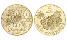 Minca 5€ (2021) - Včela medonosná