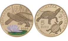 Minca 5€ (2026) - korytnačka močiarna