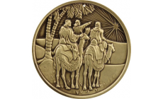 Medaila na zavesenie - vianočná-Traja králi
