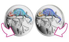 Medaila NF "Chameleón" + mincovňa