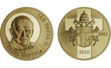 Medaila Ms AV "Pápež Ján Pavol II. - 100.výročie narodenia" 
