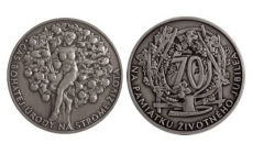 Medaila SP k životnému jubileu - 70 rokov
