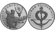 Medaila Ag "Svätý Hubert, patrón poľovníkov"