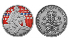 Medaila Ag "Ľudová kultúra - Ždiar, Zamagurie"