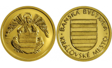 Medaila Au "Slobodné kráľovské mesto Banská Bystrica"