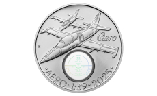 Strieborná minca 500 Kč (2025) - Albatros Aero L-39