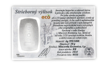 Eco strieborný výlisok AG 999/1000, 10 g