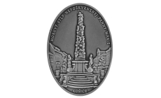 Mosadzná medaila SP - Morové stĺpy - kamenní svedkovia víťazstva nad epidémiami - Súsošie Nepoškvrnenej Panny Márie v Košiciach