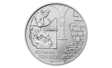 Strieborná minca 200 Kč (2025) - Kronikár Kosmas