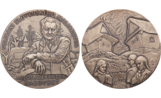 Mosadzná medaila - Velikáni Slovenského maliarstva - Miloš Alexander Bazovský