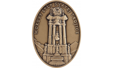 Medaila BP Morové stĺpy - kamenní svedkovia víťazstva nad epidémiami - Morový stĺp v Banskej Štiavnici