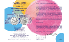 Pamätná karta 2€ (2026) - Európske hlavné mesto kultúry Trenčín 2026