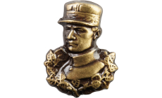 Odznak bronz patinovaný - Milan Rastislav Štefánik