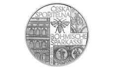 Strieborná minca 200 Kč (2025) proof - Založenie českej sporiteľne Böhmische Sparkasse