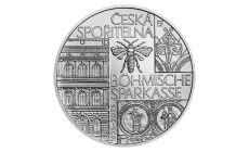Strieborná minca 200 Kč (2025) - Založenie českej sporiteľne Böhmische Sparkasse