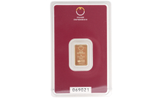 Investičné zlato - zlatá tehlička 2 g - Münze Österreich