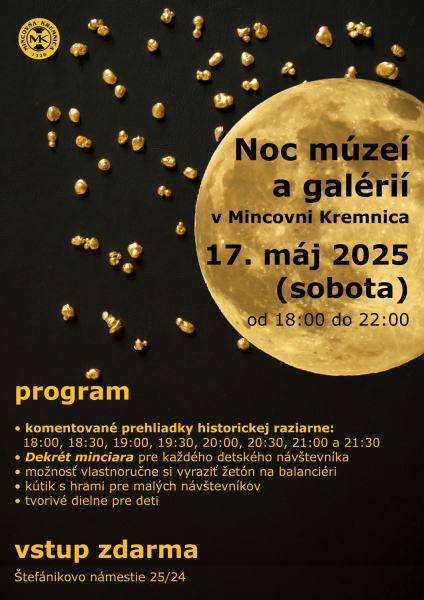 Noc múzeí a galerií 2025 (17.5.2025) Noc múzeí a galerií 2025 (17.5.2025)