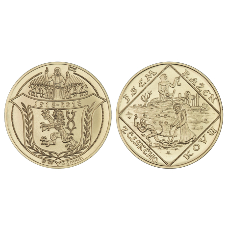 SADA MEDAILI AU - JSEM RAŽEN - 100.výročie vzniku ČSR, 1918 - 2018