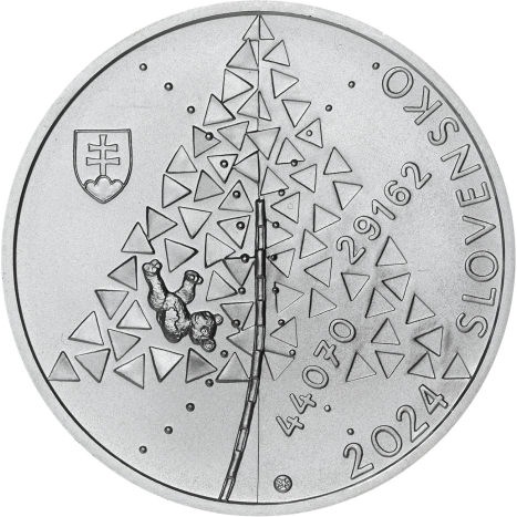 Strieborná minca 10€ (2024) BU - Podanie správy o nacistických vyhladzovacích táboroch Auschwitz a Birkenau - 80.výročie
