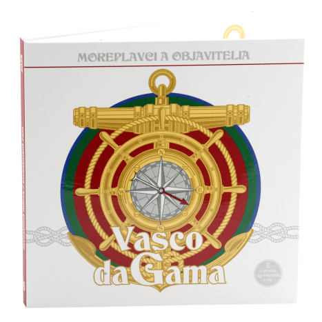 Minca strieborná (31,1g) - Svetoví moreplavci a objavitelia - Vasco da Gama