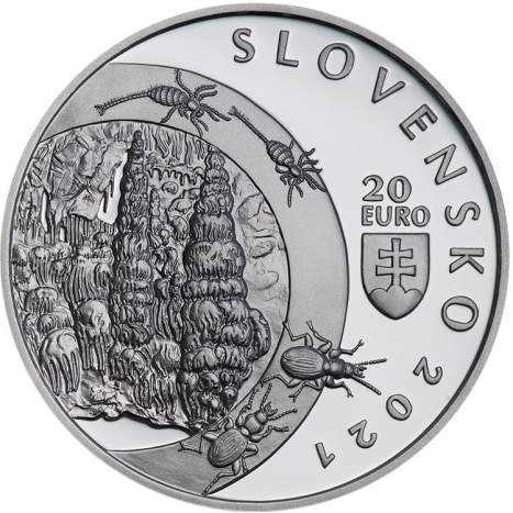 20€ minca Objavenie Demanovskej jaskyne slobody averz kvaple zivocichy