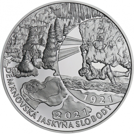 20€ minca Objavenie Demanovskej jaskyne slobody reverz kvaple jaskyniar