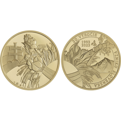 Zlatá medaila - 30.výročie vzniku samostatného Slovenska