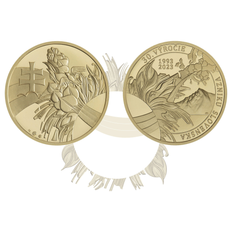 Zlatá medaila - 30.výročie vzniku samostatného Slovenska
