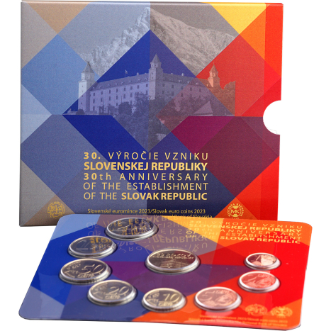 Súbor mincí SR 2023 Brilliant uncirculated verzia - 30.výročie vzniku samostatného Slovenska