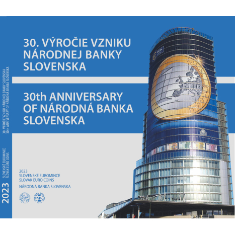 Súbor mincí SR 2023 - 30.výročie založenia Národnej banky Slovenska