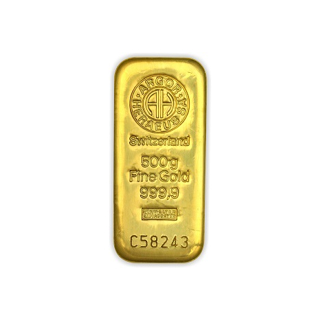 Investičné zlato - zlatá tehlička 500 g