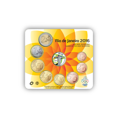 Súbor minci SR 2016 "Hry XXXI. olympiády Rio de Janeiro 2016"