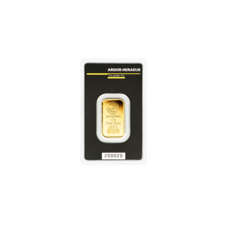 Investičné zlato - zlatá tehlička 10 gramov