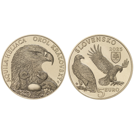 Minca 5€ (2025) - orol kráľovský