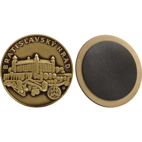 Magnetic medal - BP "Bratislava castle"
