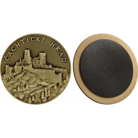 Magnetic medal - BP "The Castle of Čachtice"