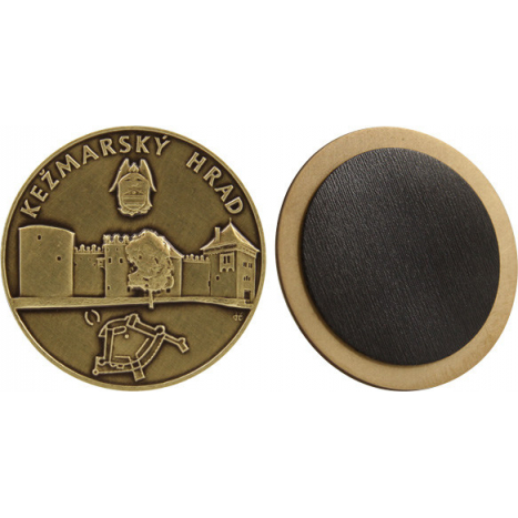 Magnetic medal - BP "Castle of Kežmarok"